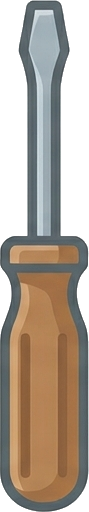 Screwdriver held by factory worker